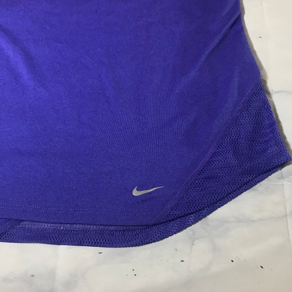 Nike Dri-Fit Purple Athletic Relay Tank Top - Picture 3 of 9